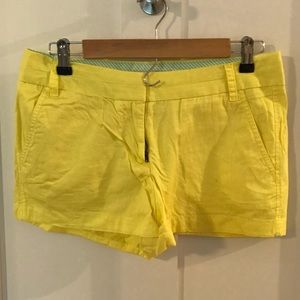 J. Crew Factory 3.5 inch chino shorts.